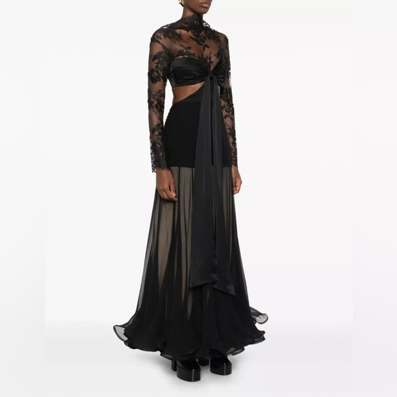 🌸AVAILABLE FOR HIRE🌸 Zimmermann Illustration Flounce Gown - Picture 10 of 14